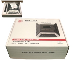 DEMUDA 50A 60A 80A солнечный PV-регуляторы 12V 24V 48V автоматический MPPT контроллер солнечного заряда солнечное PV зарядное устройство с LCD Dual USB - Product Image 6