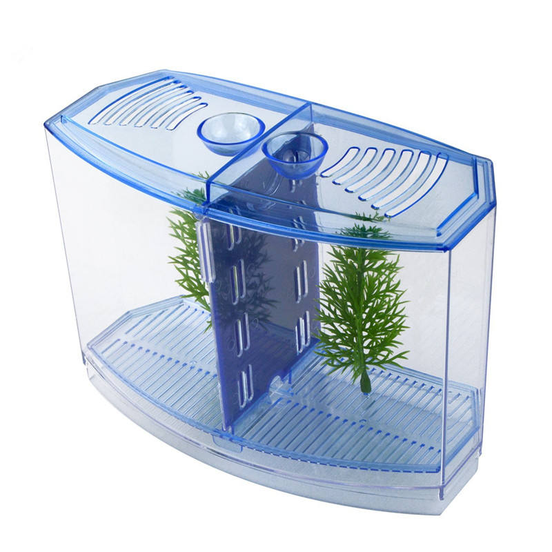 Caja grande del cubo de los pescados del doble-enrejado