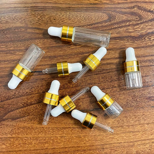 1毫升2毫升3毫升5毫升10毫升迷你透明琥珀色玻璃滴管瓶精油香水小样玻璃小瓶 - Product Image 4