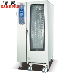 BAKEPROインテリジェントコンピューター6層コンビオーブン蒸しオーブン複数の機能と1万サイクル16パン熱風オーブン - Product Image 5