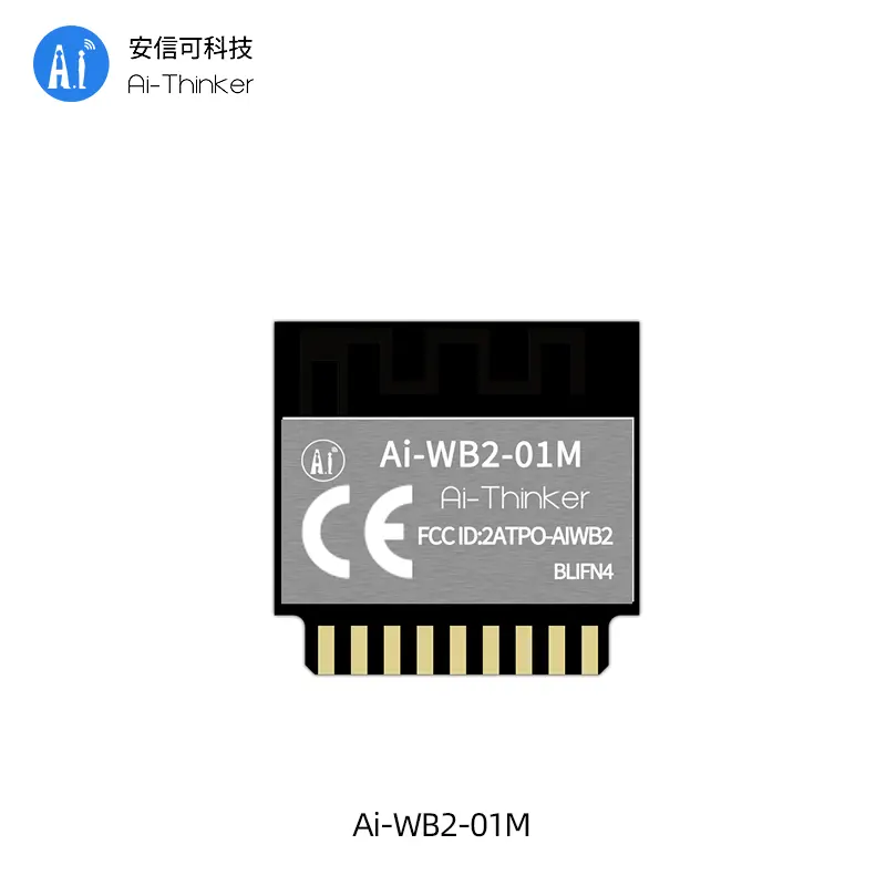 Ai-thinker-Módulo de Ai-WB2-01M con chip BL602, WiFi, BLE, combo para dispositivos inteligentes