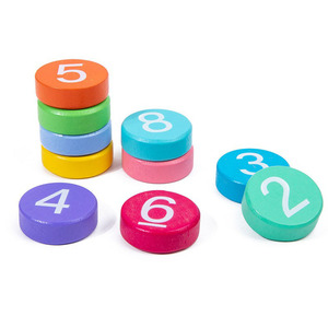 Wooden Number Board Puzzle Preschool Cognitive Pairing Mathematical <strong>Addition</strong> and Subtraction Operation Learning Toys - Product Image 3