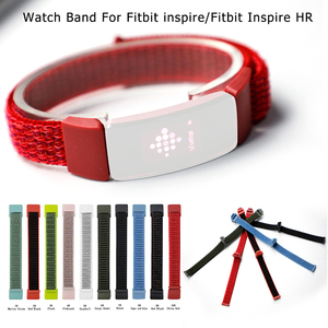 Nylon vòng dây đeo cho Fitbit truyền cảm hứng cho 2 thông minh dây đeo cổ tay phụ nữ người đàn ông Vòng đeo tay vành đai thể thao cho phù hợp với Truyền Cảm Hứng 1 bit HR correa watchbands - Product Image 5
