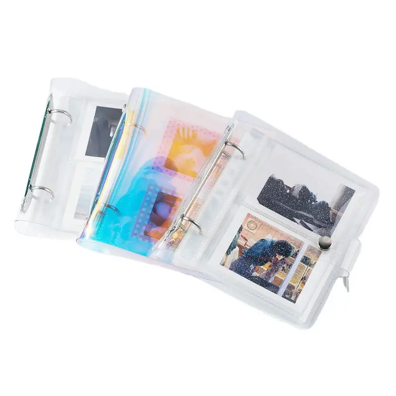 Pvc Kpop Book Sublimation Instax Camera Transparent Loose-leaf Photo Album