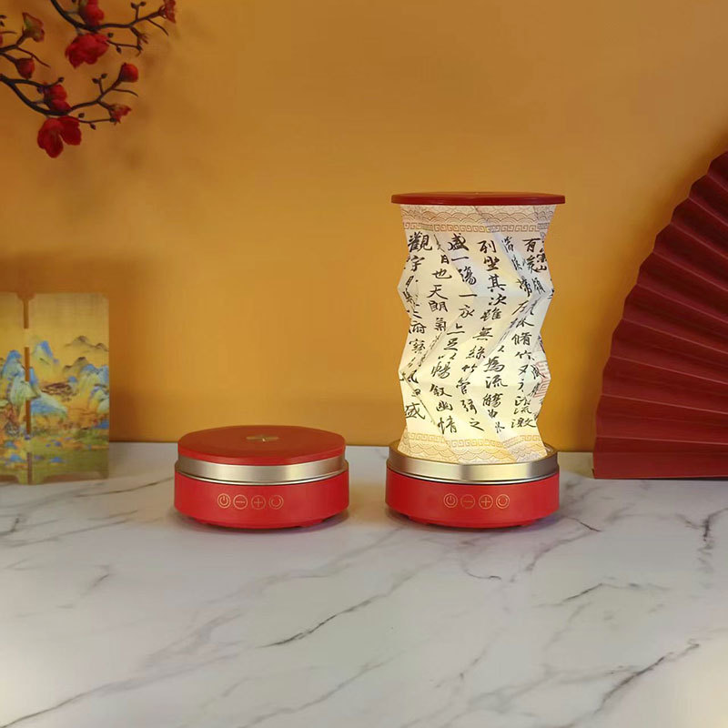 Red-orchid pavilion sequence-dynamic rotary