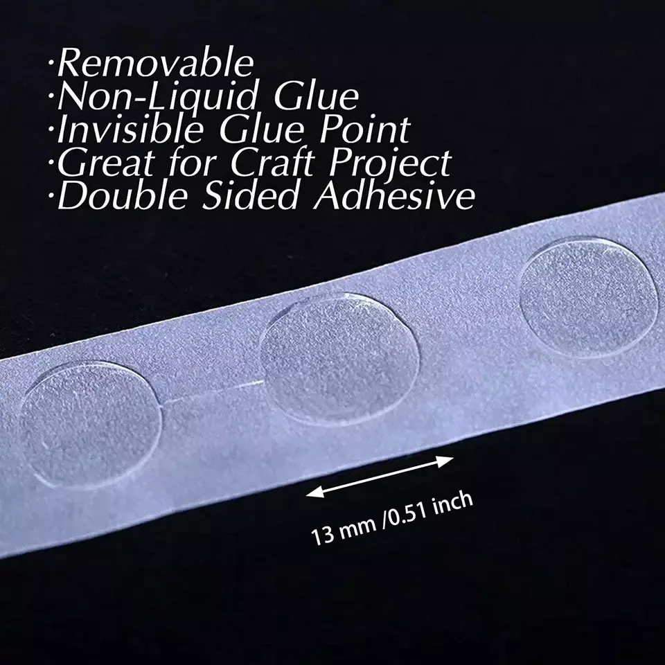 Double-Sided Viral Nano Tape For Posters Walls Crafts  Round Sticky Dots No Traces Adhesive Nano Tape Balloon