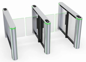 Hochs ichere optische RFID-Gesichts erkennung Fußgänger zugangs kontrolle Swing Turns tile Barrier Speed Gate System für Hotels - Product Image 2