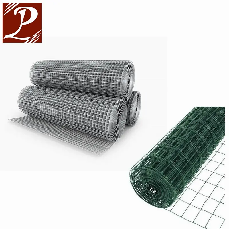 Prezzo di fabbrica rete metallica saldata galvanizzata maglia 2x2 pollici per recinzione