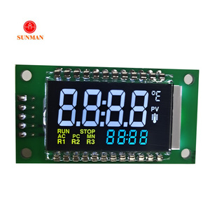 Cina a basso costo di alta qualità ODM monocromatico 7 segmento termometro digitale e igrometro tempo Display Lcd - Product Image 1