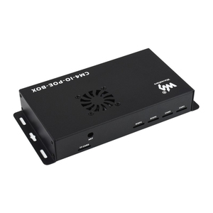 PoE Mini-Computer con ventola di raffreddamento in metallo Case Based Raspberry Pi Compute Module 4-non inclusi i processori per microcontrollori FPGA - Product Image 4