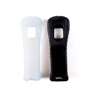 Wii için silikon kol sağ kolu kauçuk kılıf Wii uzaktan koruyucu silikon cilt kabuk kapak - Product Image 4