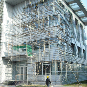 Powder Coating <strong>Scaffolding</strong> Walk Through Ladder Frame <strong>S</strong>-Style Scaffold H Frame With Drop Lock - Product Image 4