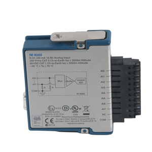 National Instruments NI 9203 8 canales +/-20 MA Módulo de entrada analógica de 16 bits usado probado completado - Product Image 1