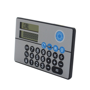 Display promozionale a doppio schermo calcolatrice di conversione Euro a 8 cifre Mini calcolatrice elettronica tascabile - Product Image 4