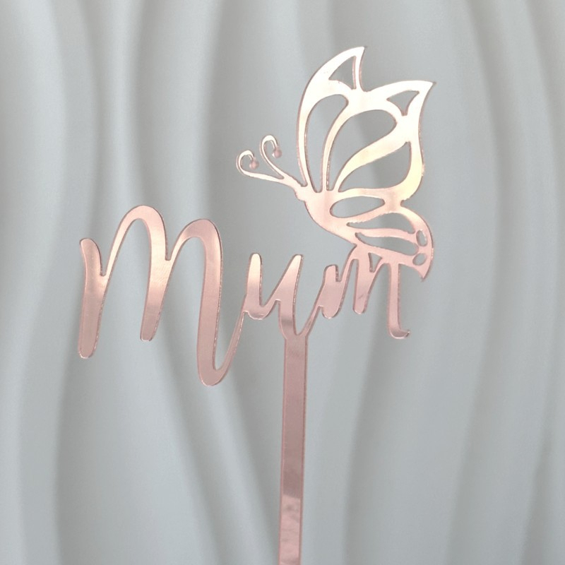 Rose gold Butterfly MUM
