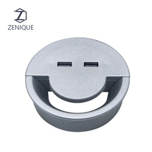 热销家庭办公室带有线管理器的Simling Face <span class=keywords><strong>USB</strong></span>充电器