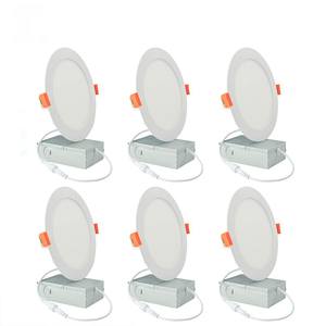 ETL <strong>4</strong> Inch 9 <strong>Watt</strong> 6 Inch 12 <strong>Watt</strong> Round Square Recessed Dimmable Slim Pot <strong>LED</strong> Panel Light 18w with Driver - Product Image 1