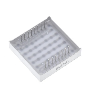 8x8 8 8*8 Mini Dot Matrix Display a LED rosso anodo comune tubo digitale a 16 pin 20mm x 20mm Kit elettronico da 1.9mm - Product Image 3