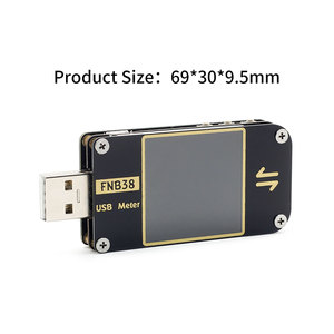 Fnirsi เครื่องทดสอบ USB แบบ FNB38, แอมแปร์โวลต์มิเตอร์เครื่องทดสอบ USB Qc4 + pd3.0 2.0 PPS ชาร์จเร็วโปรโตคอลความจุแอมแปร์โวลต์มิเตอร์ USB teste - Product Image 4