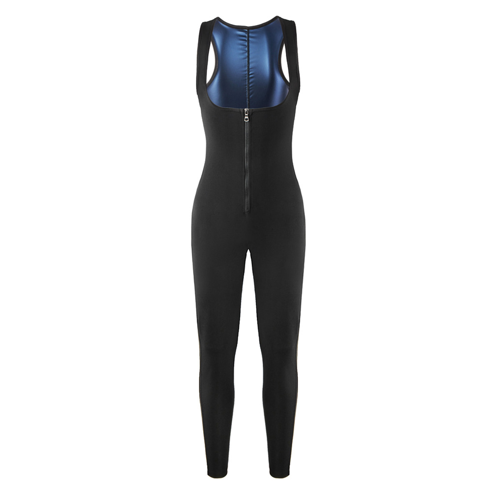 Blue Vest Jumpsuit