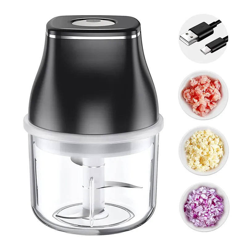 45W 200mL Jar Mincing Meat Electric Vegetable Mini Chopper