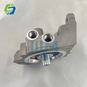 Wanming filtre tabanı 237-9312 237-1913 237-9308 174-7599 2379312 2371913 2379308 1747599 alüminyum yağ yakit filtresi baz