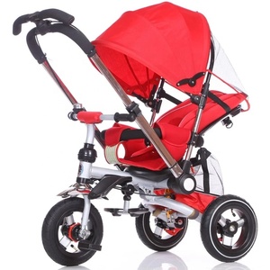 Factory Price 4-in-1 Multi-Function Kids Tricycle Alloy <strong>Baby</strong> Stroller with Foldable EVA Wheels for 3 Year <strong>Old</strong> Travelers - Product Image 4
