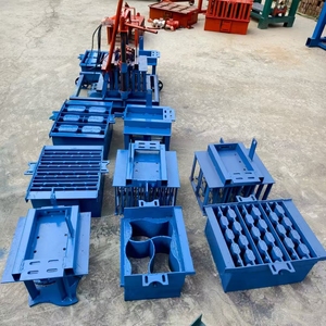 2-45 Máquina de ladrillos de cemento semiautomática sólida móvil pequeña Maquinaria de fabricación de bloques huecos eficiente para pequeñas empresas - Product Image 2