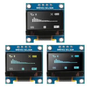 0,96-Zoll-OLED-Anzeigemodul SSD1306 128 X64 LCD I2C/IIC Seriell 4-polig Gelb/Blau/Weiß/Blau für Arduino-kompatibles elektronisches K.