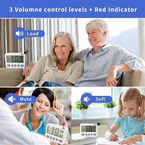 Hiit zamanlayıcı 2 kez otomatik bisiklet geri sayım için en iyi egzersizleri ve çalışma 2 in 1 zamanlayıcı - Product Image 3