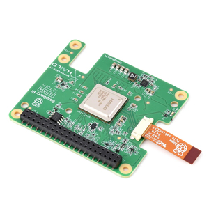 Raspberry Pi AI HAT + (26T) acceleratore ufficiale Hailo-8 AI per costruire rapidamente una vasta gamma di applicazioni alimentate da AI - Product Image 1