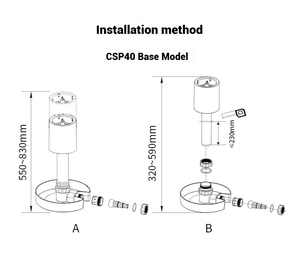 SUNSUN CSP-40生態学的な魚の池の魚の池の農場の風光明媚な湖のための新しいポンプフィルタースキマー