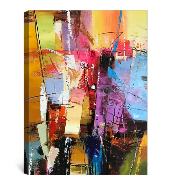 Pintura a óleo em tela com arte de 2020, pintura artística contemporânea abstrata para parede, decoração de sala de estar, novo design de 100%