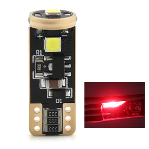 194 168 T10 W5W หลอดไฟ LED Canbus ข้อผิดพลาดฟรีไม่มีขั้วมากสดใสสำหรับศูนย์หางสูงติดหยุดไฟสีแดงสดใส - Product Image 1