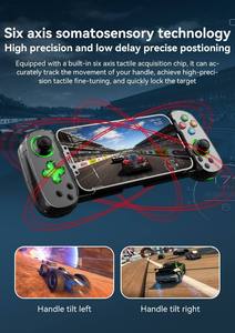 D7 cellulare telescopico Gamepad 5.0 Bluetooth di tipo-C senza fili gioco Controller per PUBG Android iOS per PS4 Switch PC - Product Image 6