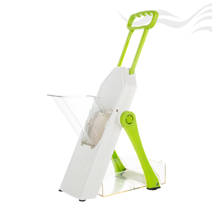 Gloway רב תכליתי מתכוונן בטוח חותך מזון מתקפל מזון כף יד מכשיר להכנת מנולין ירקות מנדולין עם ידית