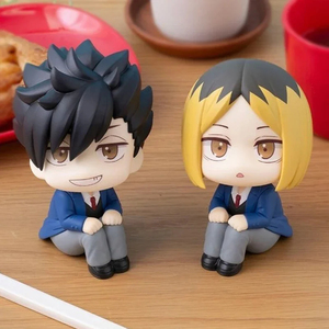 2 Styles Cue 10CM Haikyuu PVC Anime Figure Tetsurou Kuroo Kozume Kenma Look up Action Statue With Blister Box Collection <strong>Toy</strong> - Product Image 1