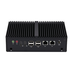 Qotom Q10922C N100 7USB2.0 USB3.0 2COM 2HD Video 2*2,5G LAN Industrial Fanless Mini PC - Product Image 2