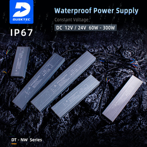 DUSKTEC CUSTOM ROHS 60W 100W AC 100-260V DC 12V 24V IP67 одноканальный входной выход RGB светодиодный контроллер Triac светодиодный драйвер - Product Image 2