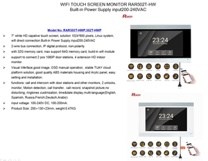 2-Wire IP Tuya APP WiFi <strong>Video</strong> Door Phone <strong>Intercom</strong> <strong>System</strong> 32G TF Card <strong>Motion</strong> <strong>Detection</strong> Door Entry Long Distance Remote Control - Product Image 4