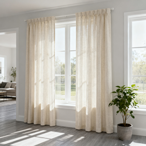 מותאם אישית האפלה פוליאסטר גל דפוס מרקם אור יוקרתי להבה מעכב וילונות מבודדים מבודדים כל העונה בית קפה - Product Image 2