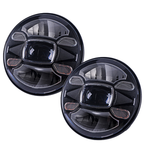 Auto Lighting System Offroad Faro <strong>LED</strong> 4x4 Auto Car 7&quot; H4 <strong>LED</strong> Headlights 60W High Low Beam DRL <strong>LED</strong> 7inch Head Light for Jeep - Product Image 1