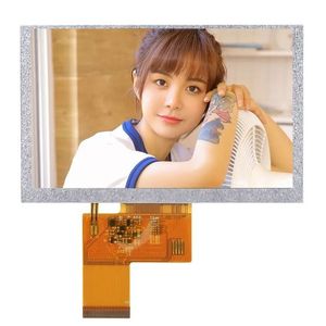 หน้าจอแสดงผล TFT ขนาด5นิ้วคุณภาพสูง800*480อัตราการรีเฟรชความสว่างแผงจอ LCD แบบอ่านได้ - Product Image 4