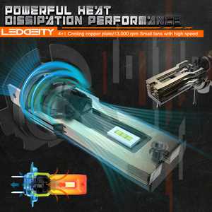 Factory T7 Brightest H4 <strong>Led</strong> Headlight Bulb 30W 3600LM Plug and Play H4 Car <strong>Led</strong> Lamp Beam Replacing Halogen Headlights with <strong>Led</strong> - Product Image 3