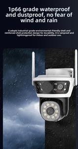 4K HD Wireless <strong>IP</strong> <strong>Camera</strong> 3 Lens 3 Screen Home Security CCTV WiFi PTZ Dome <strong>Camera</strong> <strong>with</strong> Night Vision Motion Detection <strong>Camera</strong>