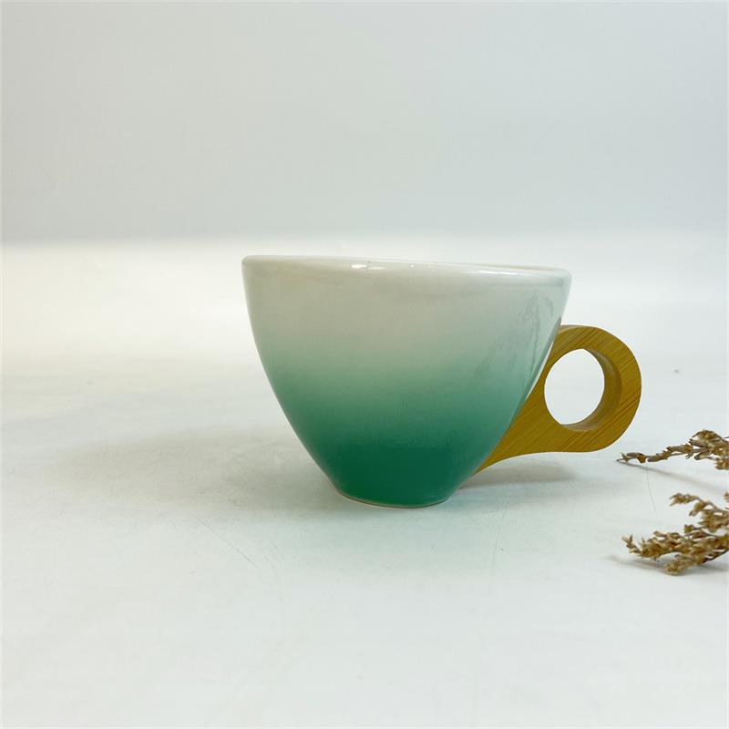 Taza individual verde