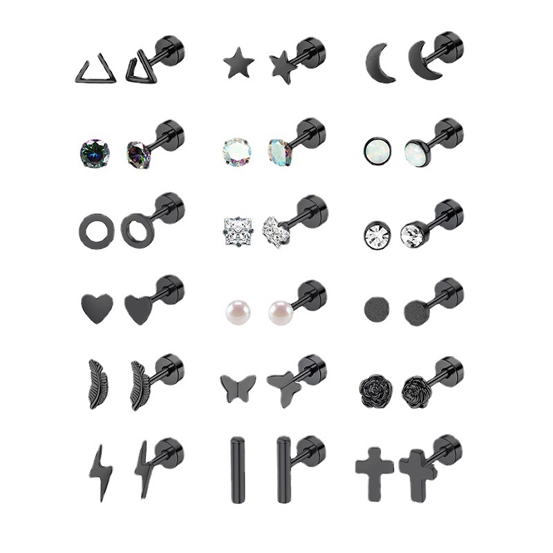 18 paires noires