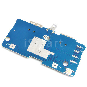 5V 2Aパワーバンク充電器モジュール充電回路基板ステップアップ電源モジュール2AデュアルUSB出力1A入力 - Product Image 6