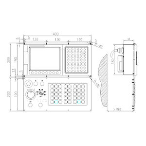 GUNT-150iTD 2-5軸旋盤とターニングフライス化合物数値制御システムCNCコントローラ - Product Image 4