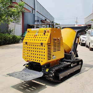 中国工厂移动式混凝土搅拌机200L 300L家用小型汽油柴油Seft-Loading混凝土搅拌机自卸车 - Product Image 6